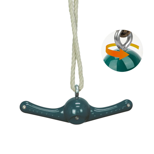 Celawork Ninja-Twister Swing Spins Set, Slackline Attachment, 360¡ã Handle Twists, Spins, and Flips for Ultimate Ninja Adventure, Toys for Playground Backyard