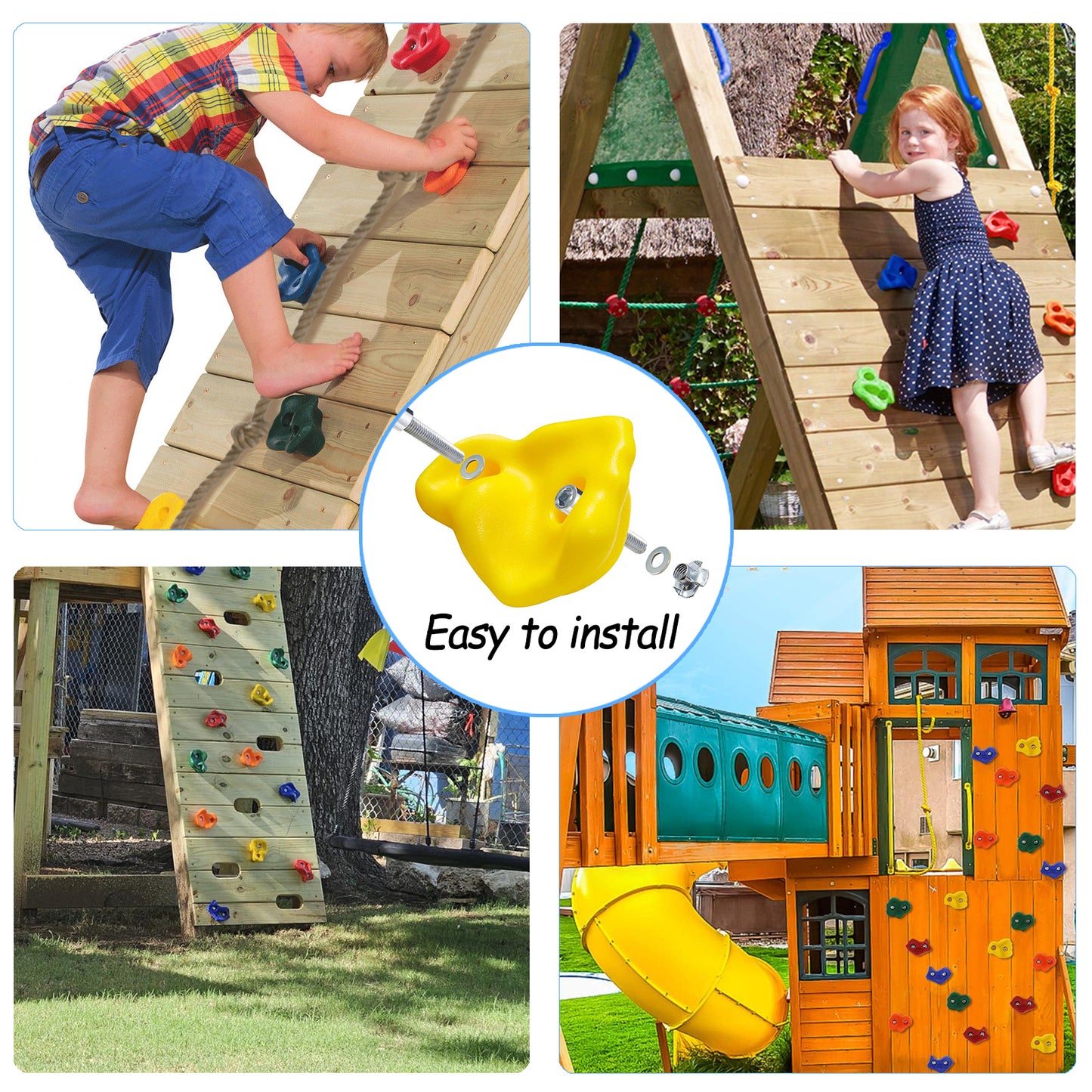 Celawork 12 Pcs Tree Climbing Rocks
