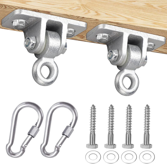 Celawork Heavy Duty Swing Hangers for Wooden Sets, White